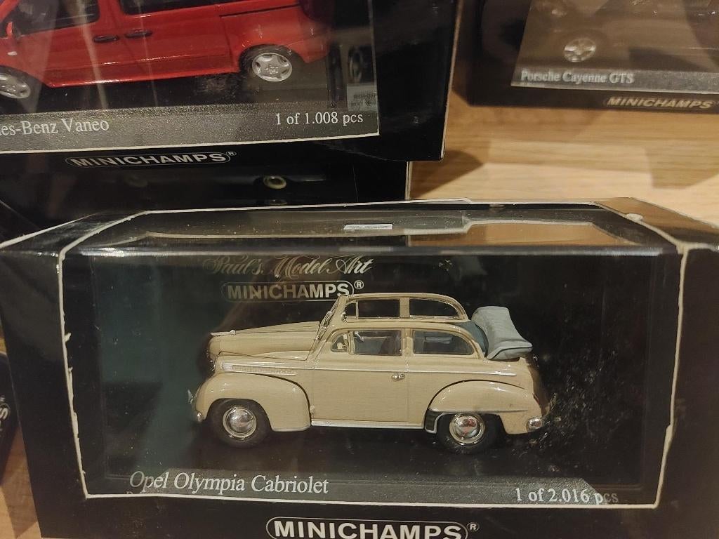 Minichamps Opel Olympia cabriolet de 1952 beige 1/43, Enlèvement ou Envoi, Neuf, Voiture, MiniChamps