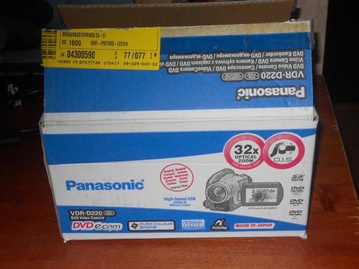 Panasonic camera, Audio, Tv en Foto, Videocamera's Digitaal, Zo goed als nieuw, Camera, DVD, Panasonic, 20x of meer, Externe microfoon