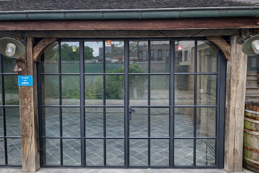 Stalen raam 4-delig, Ophalen, Gebruikt, Gevelraam of Ruit