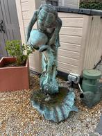 Bronzen beeld, Tuin en Terras, Ophalen, Gebruikt, Fontein