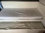 Ikea één-persoonsbed met onderbed en matrassen, Ophalen, Gebruikt, Eenpersoons, Wit