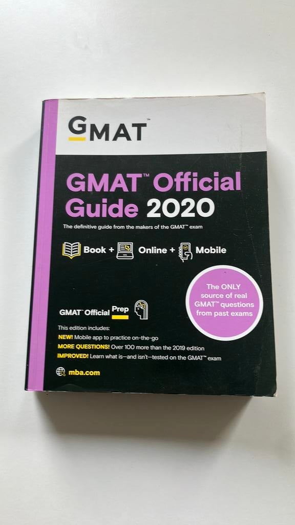 GMAT Official Guide 2020, Ophalen of Verzenden, Zo goed als nieuw, Hoger Onderwijs