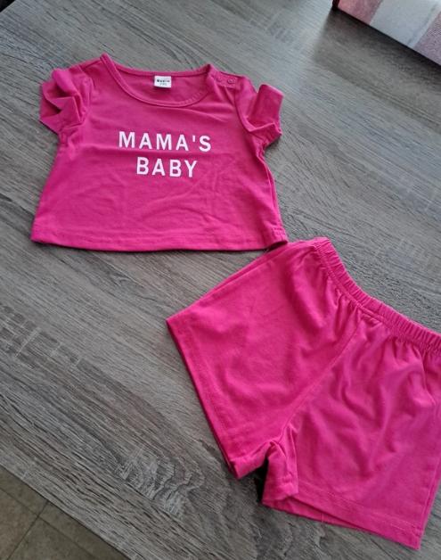 Mama's baby roze setje 68, Kinderen en Baby's, Babykleding | Maat 68, Meisje, Shein, Nieuw, Ophalen of Verzenden