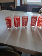5 vintage cola glazen in goede staat, Ophalen of Verzenden