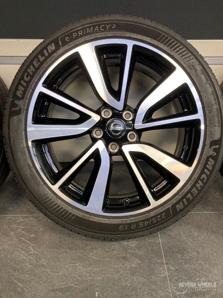 19” originele Nissan Qashqai J10 J11 Tekna velgen + banden, Pneus et Jantes, Véhicule de tourisme, Pneus été, -