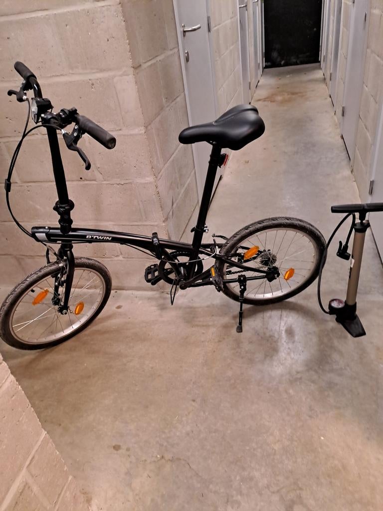Mini plooifiets, Ophalen