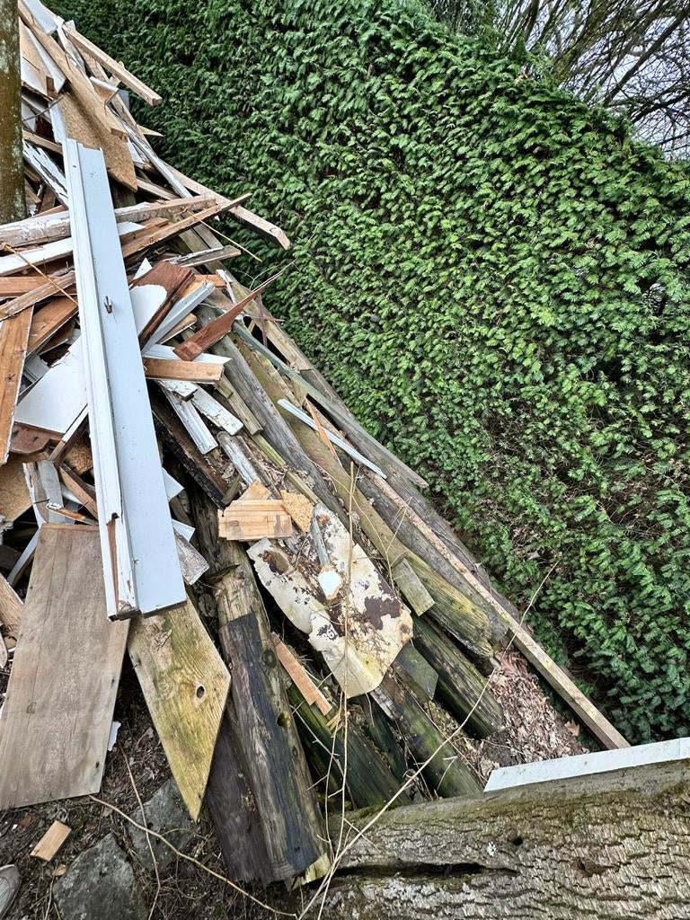 Gratis hout, Ophalen