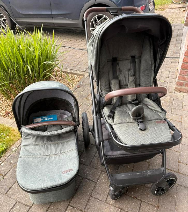 Kinderwagen 3in1 q-rider qute, Kinderen en Baby's, Kinderwagens en Combinaties, Gebruikt, Kinderwagen, Overige merken, Met reiswieg