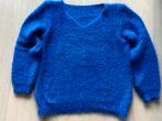Mooie one-size trui, pull in flaterend blauw, Kleding | Dames, Ophalen of Verzenden, Zo goed als nieuw