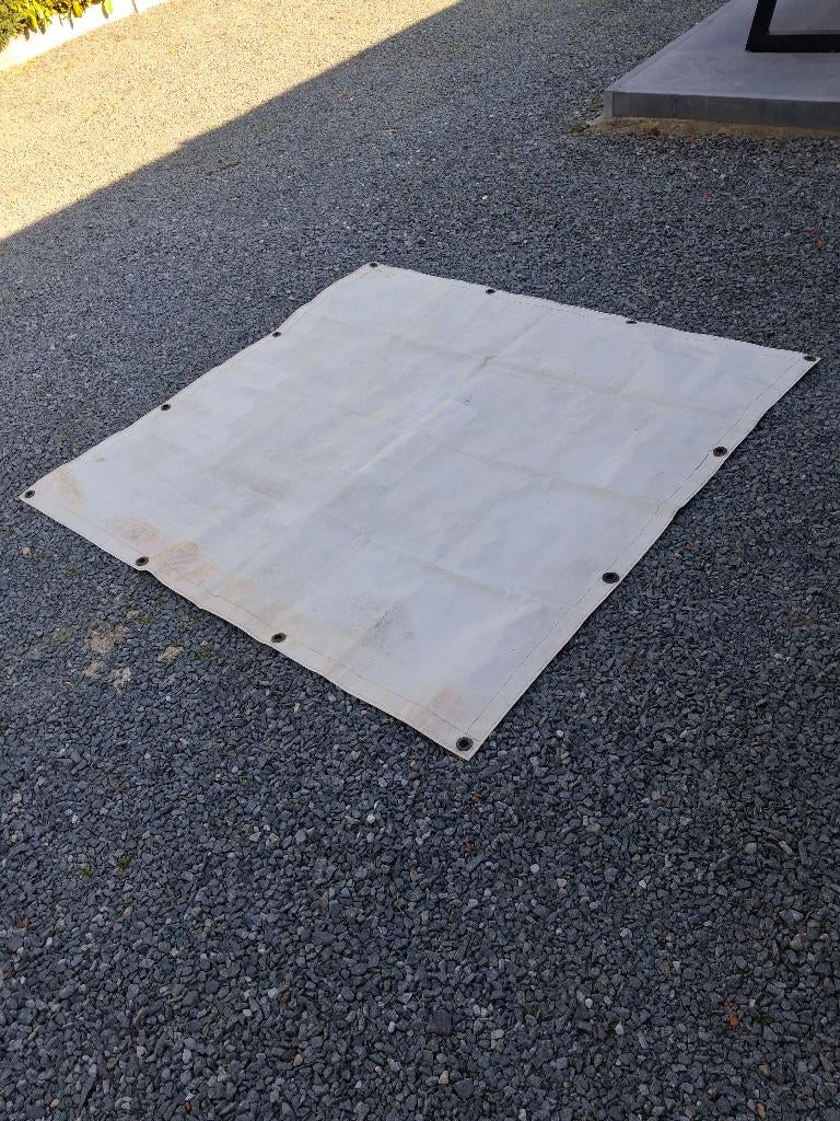 Afdekzeil - wit - 1.68cm x 1.59cm, Doe-het-zelf en Bouw, Zeil en Folie, Ophalen