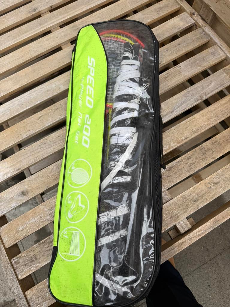 Badminton set, Sport en Fitness, Badminton, Ophalen, Gebruikt, Overige typen