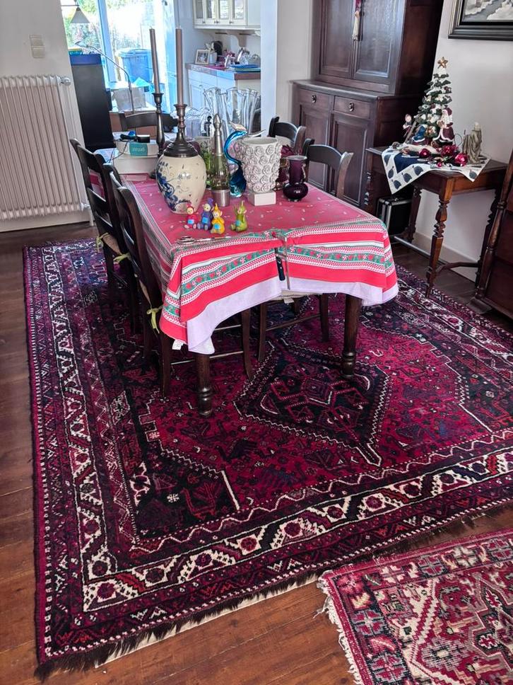 Magnifique tapis Qashqai/Shiraz persan noué à la main, Antiquités & Art, Tapis & Textile, Enlèvement