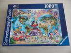PUZZLE  LE MONDE DE DISNEY    1000  PIÈCES     RAVENSBURGER, Enlèvement ou Envoi, 500 à 1500 pièces, Comme neuf, Puzzle