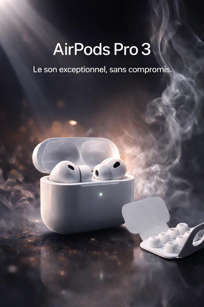 Apple Airpods pro 3 (ANC) - très bon état, Télécoms, Téléphonie mobile | Écouteurs, Comme neuf, Enlèvement ou Envoi