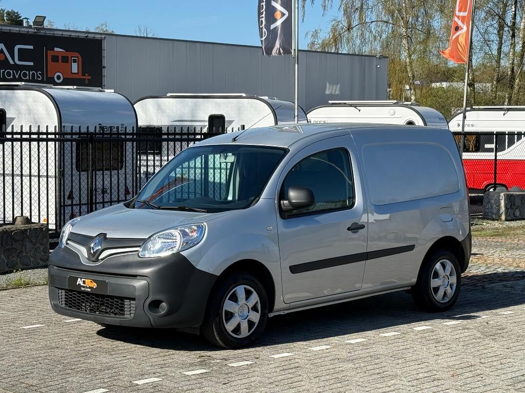 ✅Renault Kangoo 1.5dCi/Airco/Garantie/Navi/PDC/2016, Voorwielaandrijving, Euro 5, Stof, Zwart