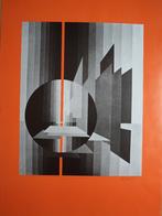 Lithografie Bernard Jardel abstract geometrische compositie, Antiek en Kunst, Ophalen of Verzenden