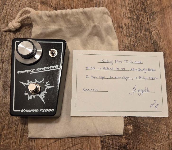 Killing Floor - Treble booster #30 NOS Components, Muziek en Instrumenten, Effecten, Ophalen of Verzenden