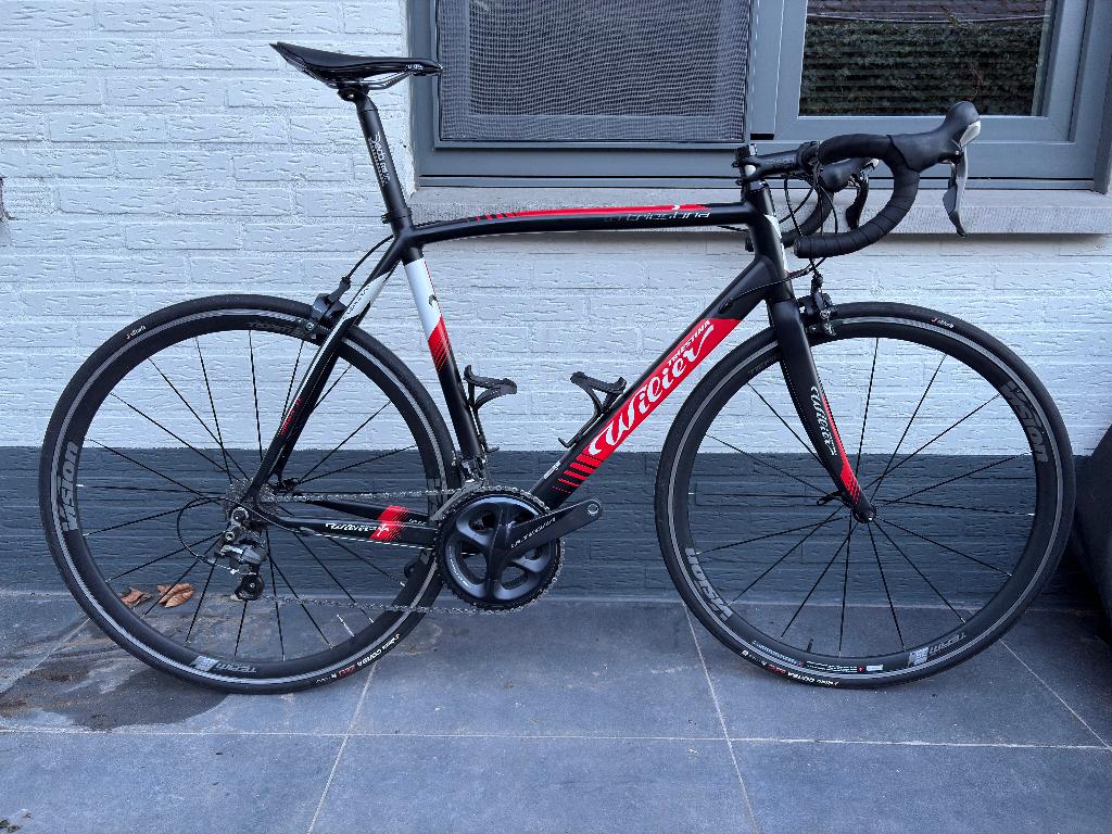 Wilier Triestina Racefiets - Shimano Ultegra - Maat 56, 28 inch, Gebruikt, 15 tot 20 versnellingen, 53 tot 57 cm