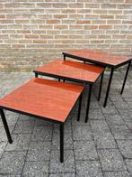 Vintage bijzettafels 3 stuks, Huis en Inrichting, Ophalen, Gebruikt