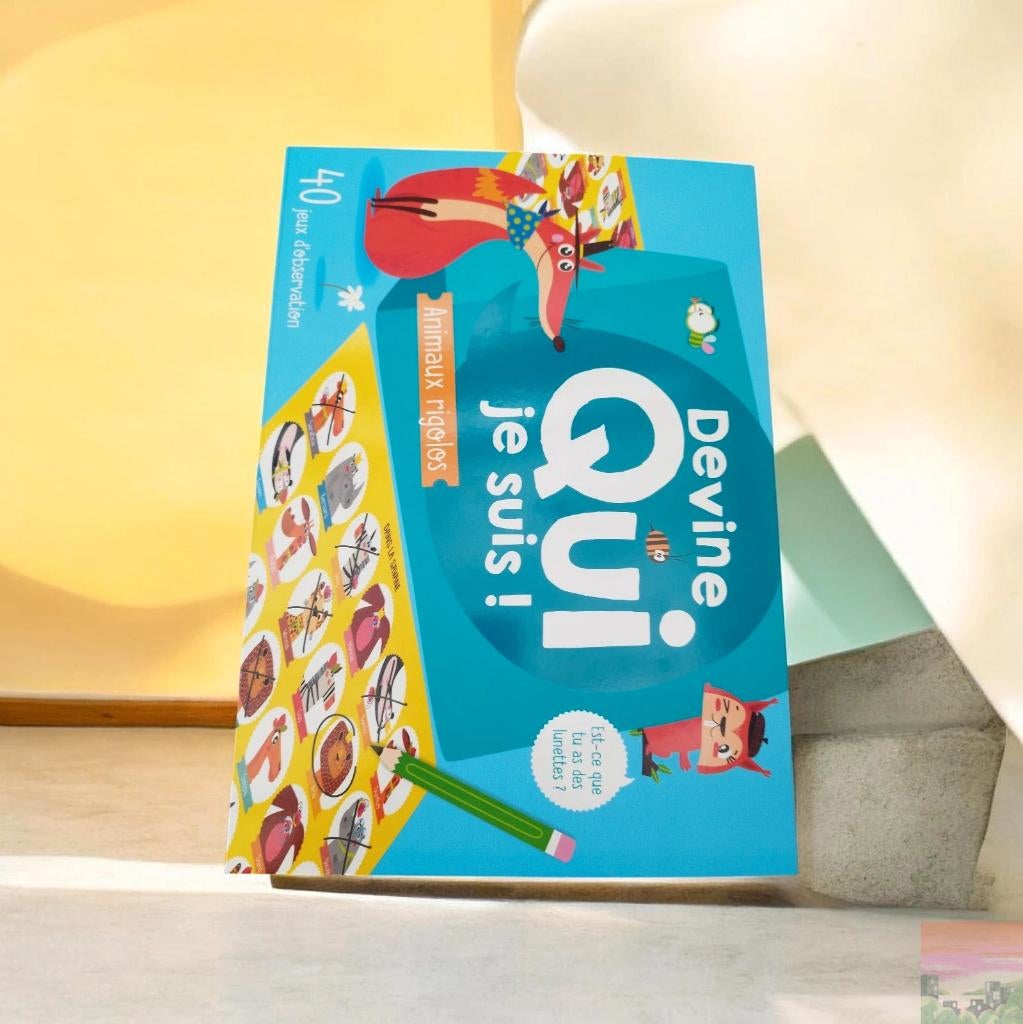 Raad eens wie ik ben! spelblok - Dieren 40 spelletjes, Ophalen of Verzenden, Nieuw, Non-fictie