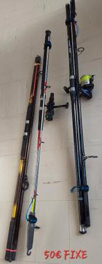 CANNES FIXE AVEC MOULIN ETC...., Watersport en Boten, Hengelsport | Algemeen, Ophalen, Vaste hengel