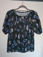 Groene blouse met veren maat L, Kleding | Dames, Blouses en Tunieken, Verzenden, Nieuw, Maat 42/44 (L), Groen