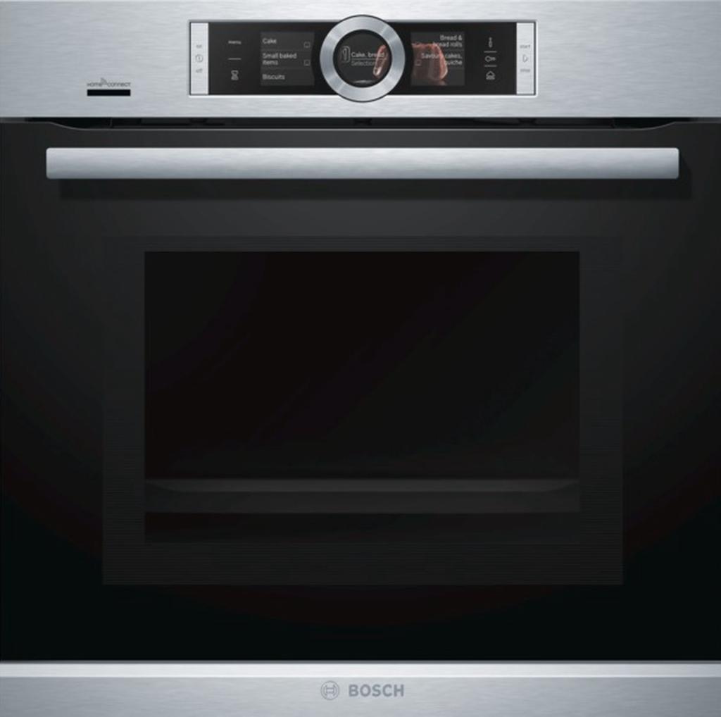 Combi oven met microgolf - Bosh, Elektronische apparatuur, Microgolfovens, Gebruikt, Inbouw, Combi-microgolfoven, 45 tot 60 cm