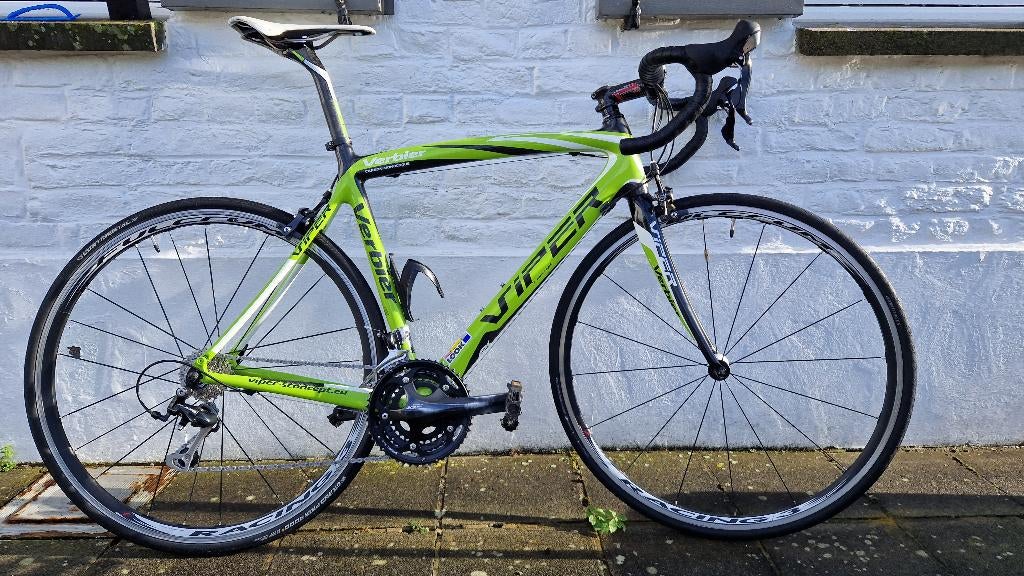 Vélo de course full Carnone Viper Verbier., Vélos & Vélomoteurs, Frein sur jante, Enlèvement, Utilisé, 28 pouces