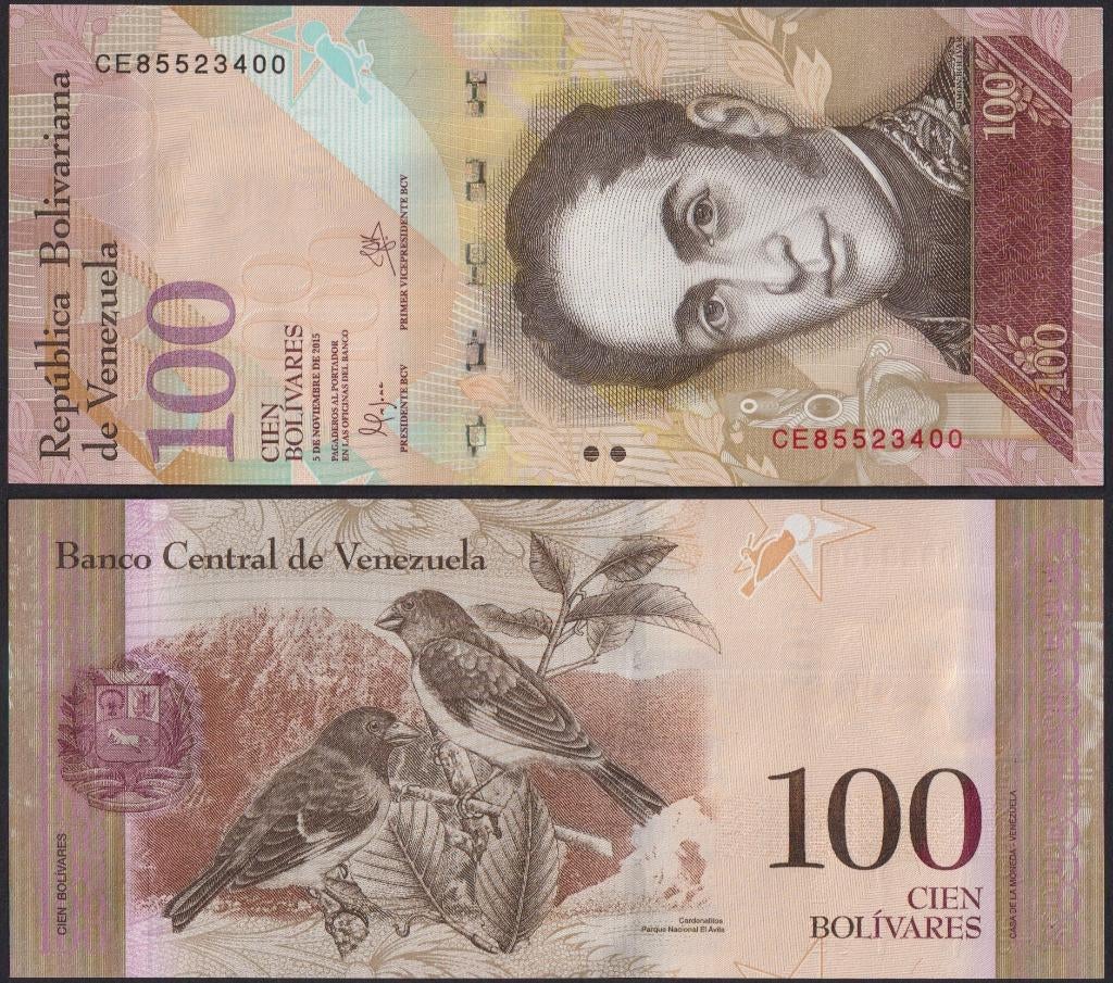 Venezuela 100 Bolivares, Ophalen of Verzenden, Zuid-Amerika, Los biljet