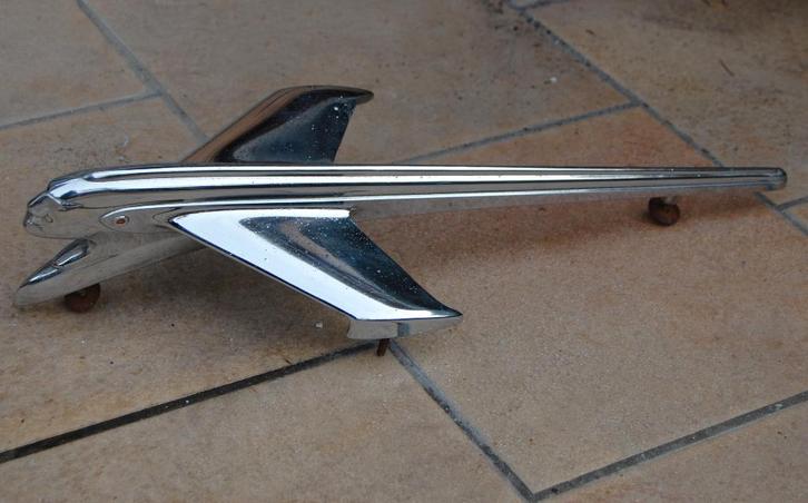 mascotte capot pontiac 1950 usa oldtimer, Antiquités & Art, Curiosités & Brocante, Enlèvement ou Envoi