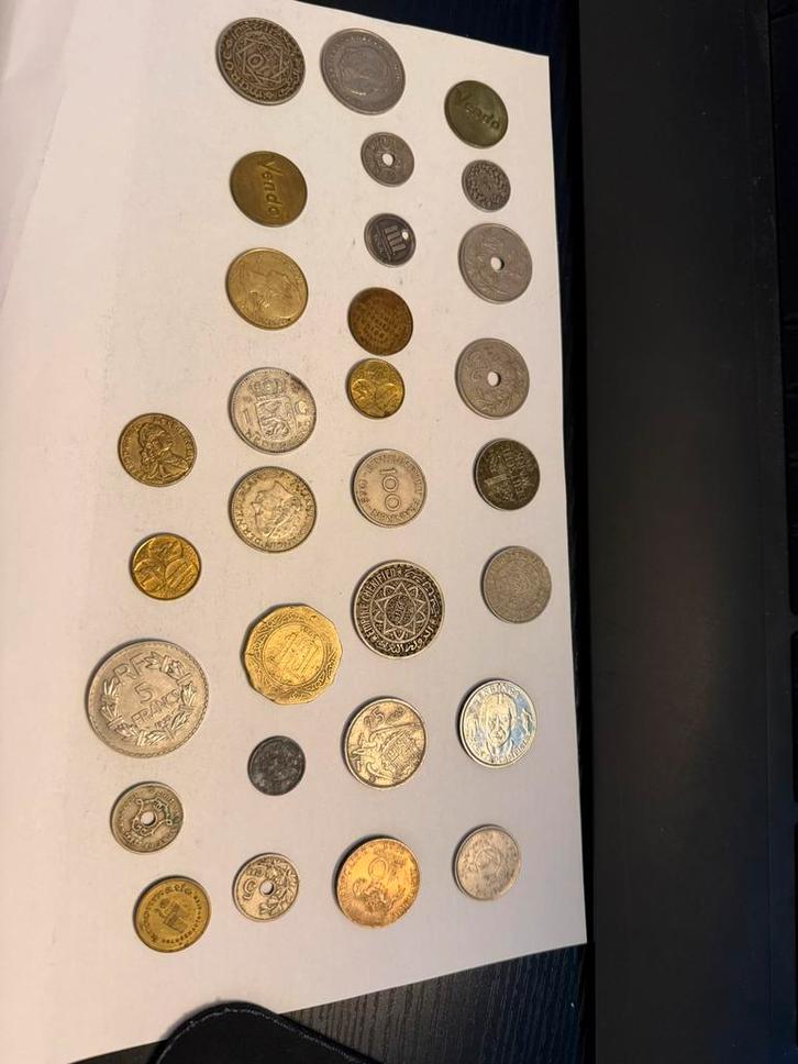 Lot piece et billet ancien, Postzegels en Munten, Munten en Bankbiljetten | Verzamelingen, Munten en Bankbiljetten, Ophalen