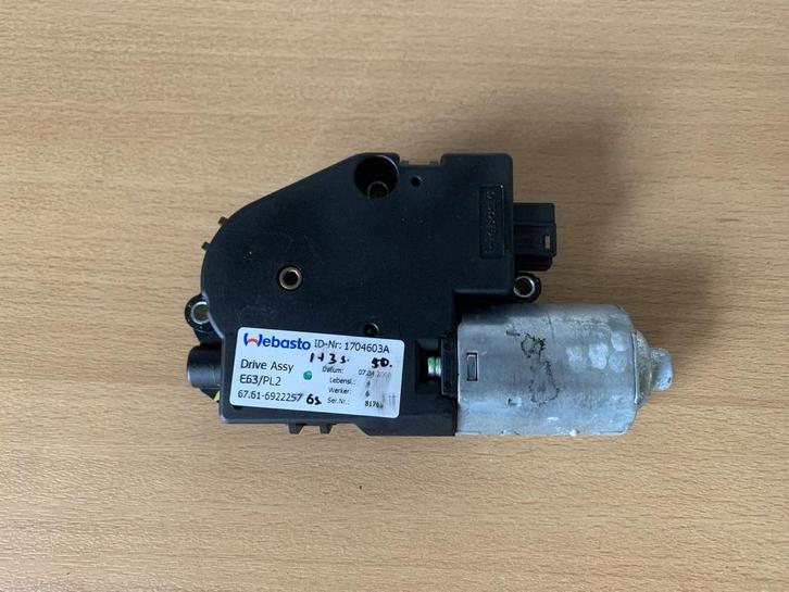 BMW 1 + 3 serie (2003 tot 2013 ) schuifdak motor 67616922257, Auto-onderdelen, Elektronica en Kabels, BMW, Gebruikt, Ophalen of Verzenden