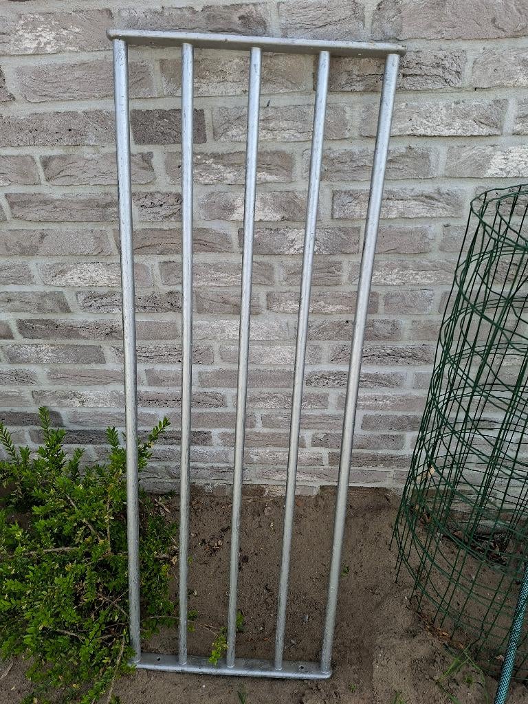 metalen afsluithek, Ophalen, Gebruikt