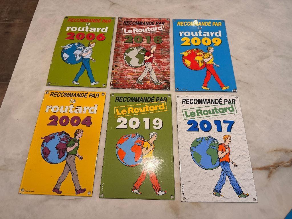 plaque émaillée, Collections, Enlèvement, Utilisé, Panneau publicitaire