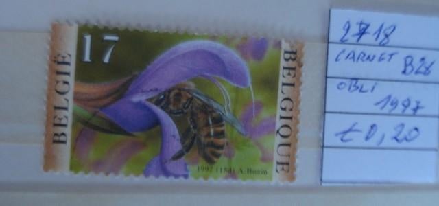 Belgique 2718 du Carnet  B28 (O), Timbres & Monnaies, Timbres | Europe | Belgique, Autre, Sans gomme, Affranchi, Timbre-poste