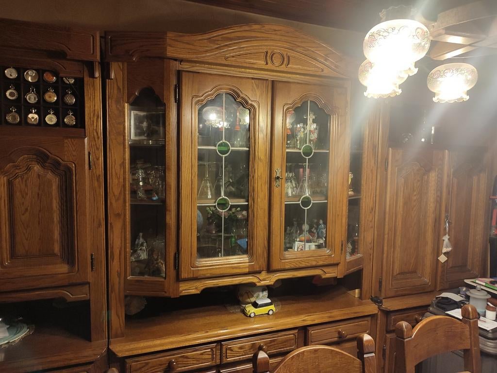 Meuble salle à manger en chêne, Antiquités & Art