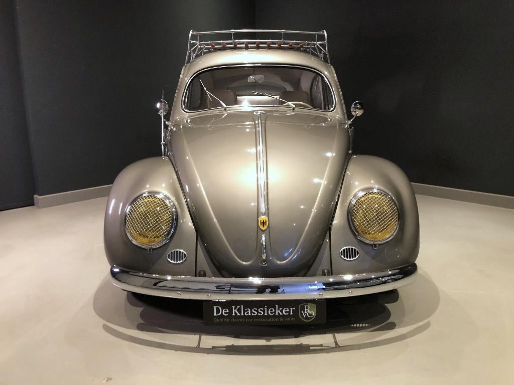 Te Koop Ovaal kever uit 1956, Auto's, 4 zetels, Volkswagen, Bedrijf, Grijs