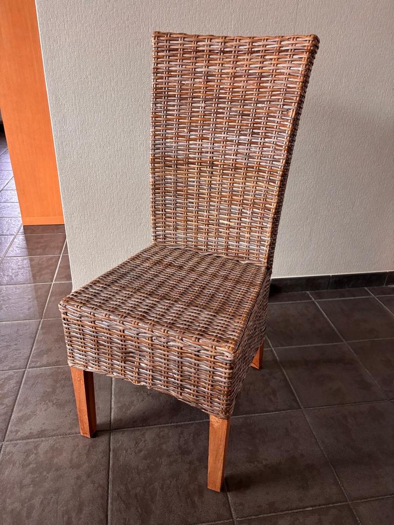 Chaises en rotin, Enlèvement, Comme neuf, Osier ou Rotin