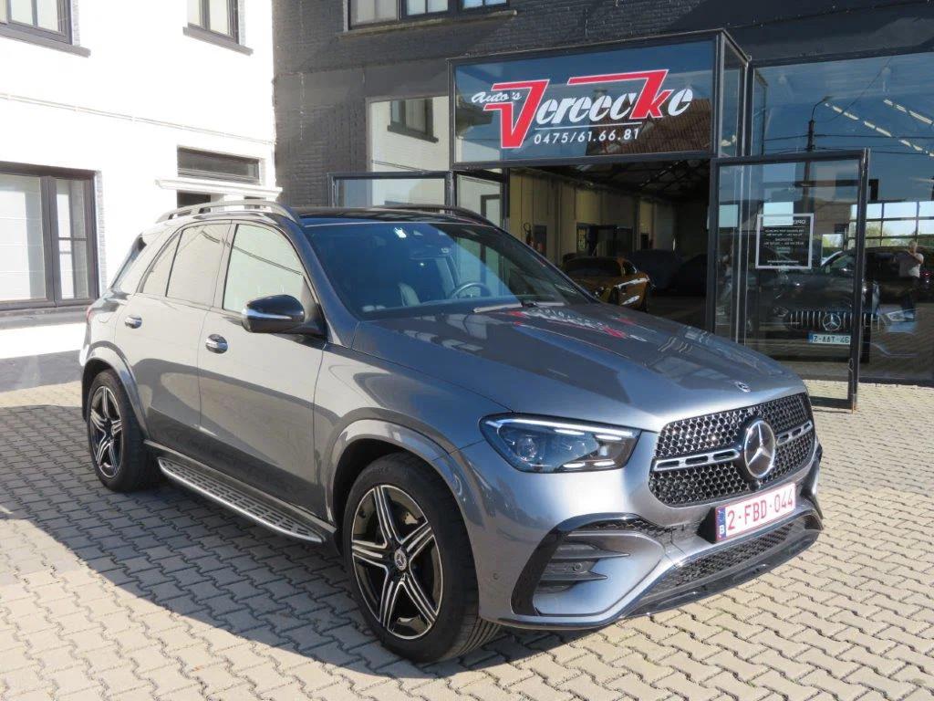 Mercedes-Benz GLE 350de Full-option (bj 2024, automaat), Auto's, Mercedes-Benz, Gebruikt, 4 cilinders, GLE, Leder