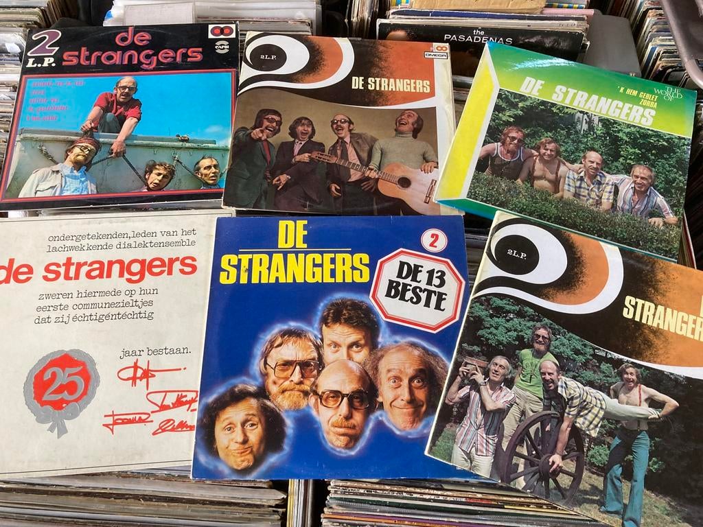 DE STRANGERS/ 9 lp’s samen, Ophalen, Zo goed als nieuw