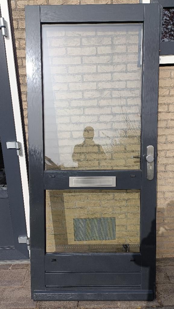 Te koop voordeur, Ophalen, Gebruikt, 80 tot 100 cm, Buitendeur