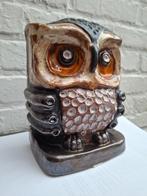 hibou en céramique, Perignem, Elisabeth Vandeweghe, 60/70, Antiquités & Art, Antiquités | Céramique & Poterie, Enlèvement ou Envoi