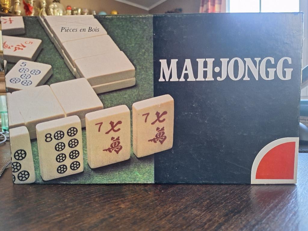 mah-jongg  dujardin en bois+ bonus dédié, Cinq joueurs ou plus, Enlèvement ou Envoi, Comme neuf, Dujardin