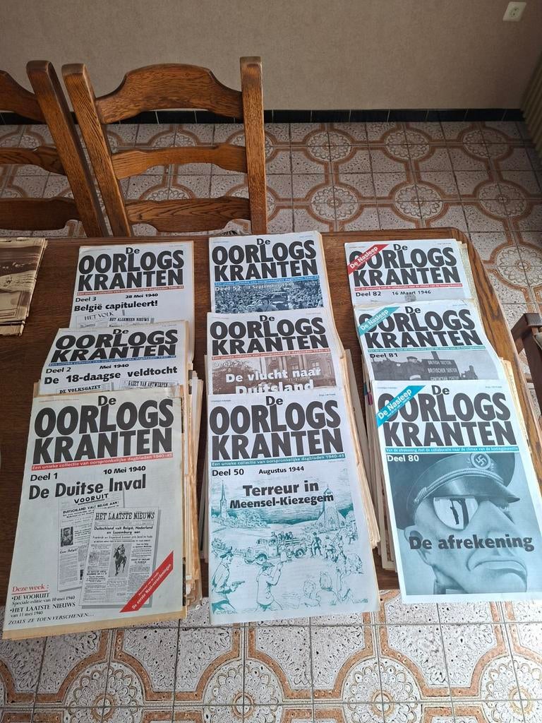 De Oorlogskranten: Unieke verzameling facsimile kranten 1940, Ophalen