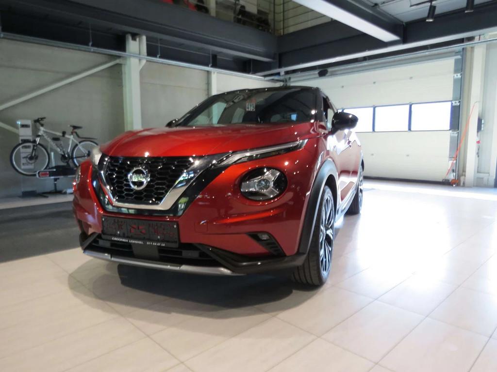 Nissan Juke Juke 1.0 DIG-T 2WD N-Design (EU6AP) (bj 2022), Stof, Gebruikt, Euro 6, Adaptive Cruise Control
