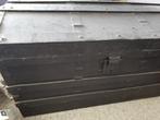 Zwarte oude koffer, Maison & Meubles, Accessoires pour la Maison | Coffres, Enlèvement