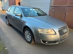 Audi A6  zeer proper wagen en goed ondehoud., Auto's, Zwart, Overige kleuren, Leder, Bedrijf