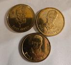 3 oude munten van Rode Duivels, Verzamelen, Sportartikelen en Voetbal, Ophalen of Verzenden