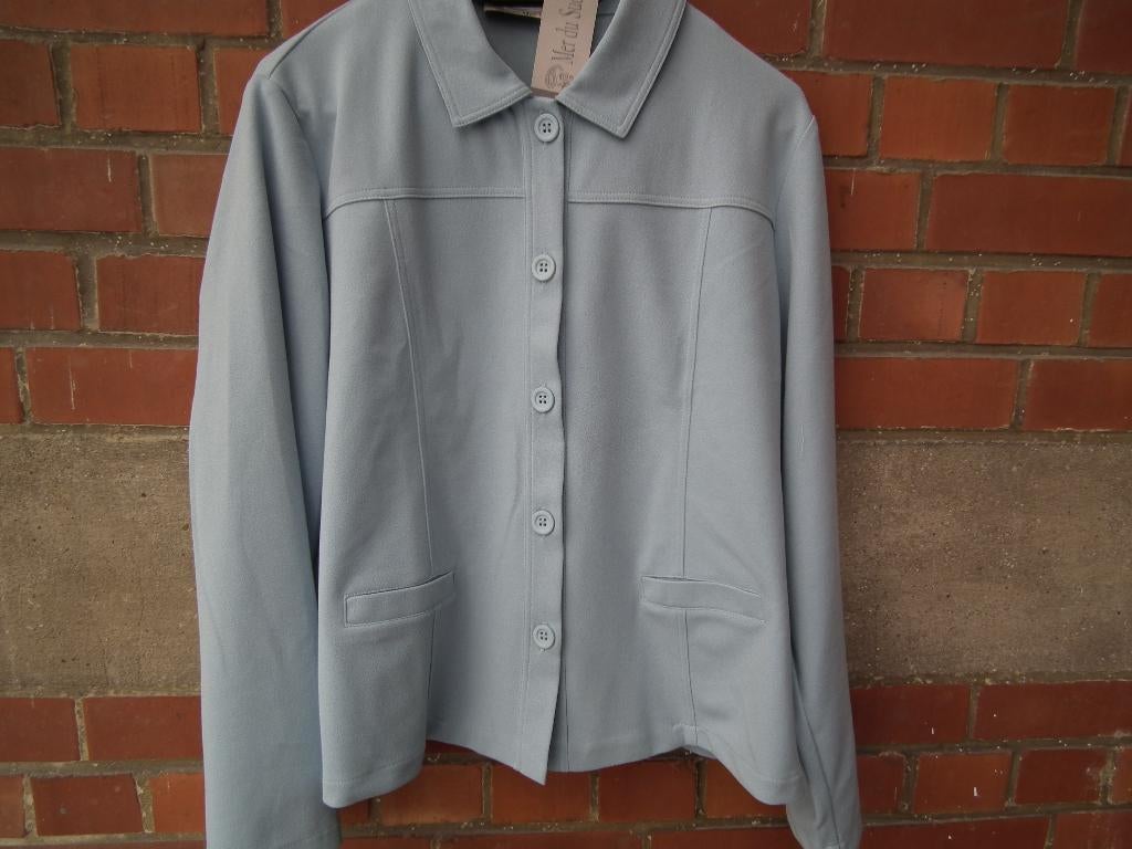 Lichtblauwe jas voor dames (South Sea) maat 5/XXL, Kleding | Dames, Maat 46/48 (XL) of groter, Nieuw, Mer du Sud, Verzenden