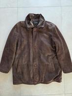 Veste d'hiver en cuir marron pour homme - taille 54, Commander, Enlèvement ou Envoi, Taille 52/54 (L), Brun